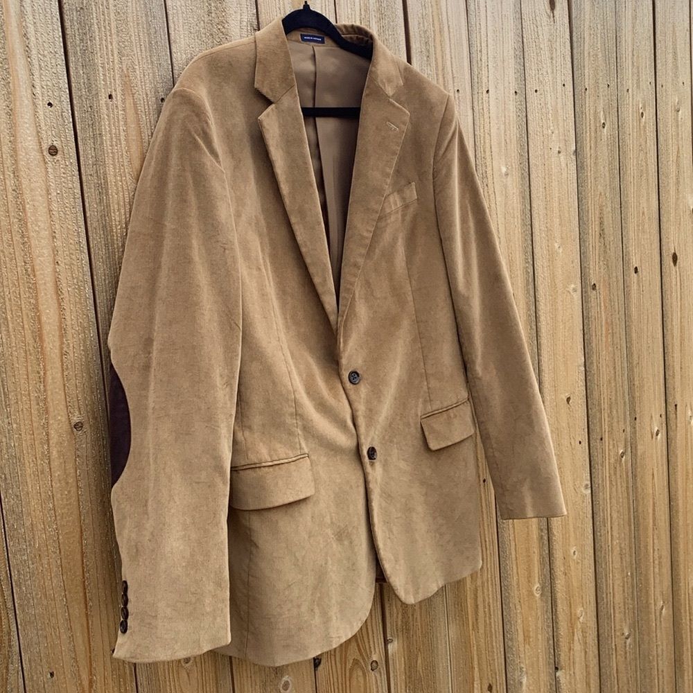 Take 50% OFF- Stafford Corduroy Men’s Classic Fit Sport Coat, Size-44L - Picture 4 of 13